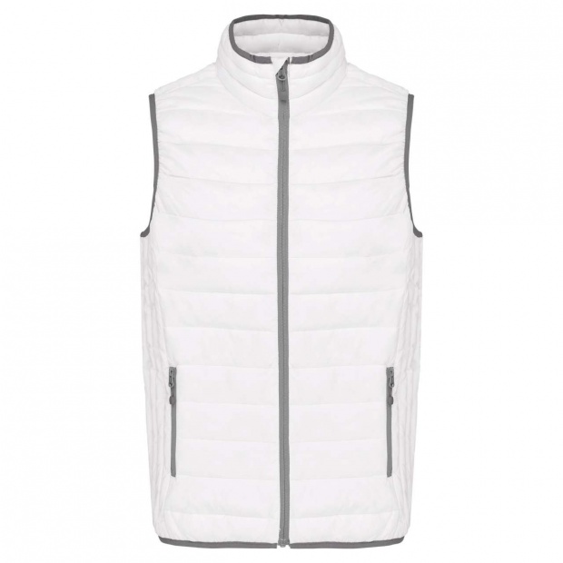 MEN’S LIGHTWEIGHT SLEEVELESS FAKE DOWN JACKET