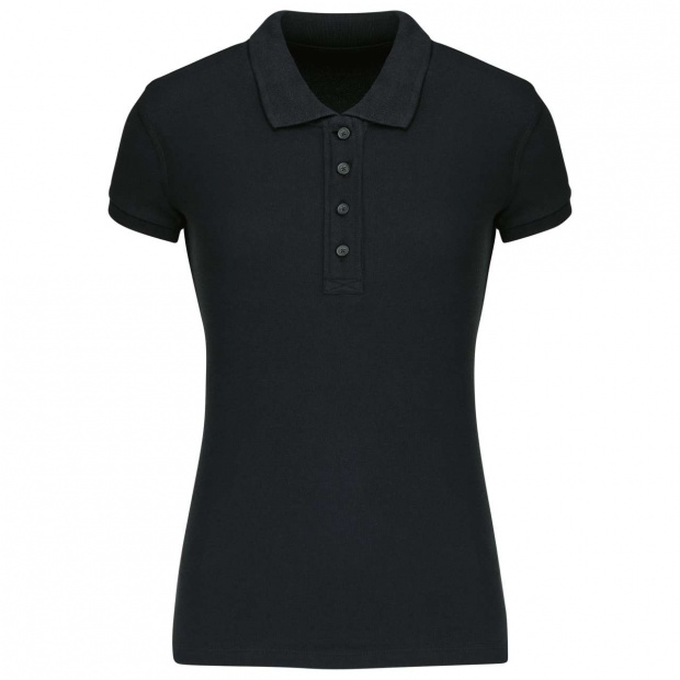 LADIES’ ORGANIC PIQUÉ SHORT-SLEEVED POLO SHIRT