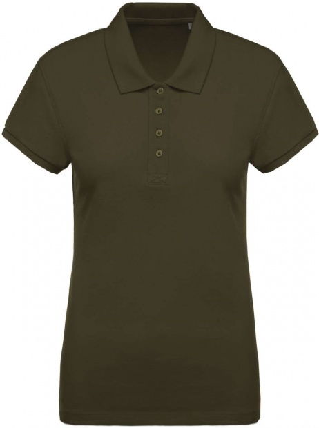 LADIES’ ORGANIC PIQUÉ SHORT-SLEEVED POLO SHIRT