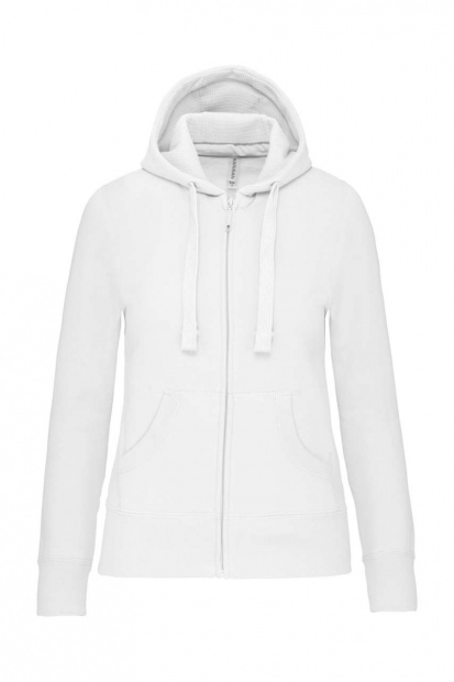 LADIES' FULL ZIP HOODED SWEATSHIRT