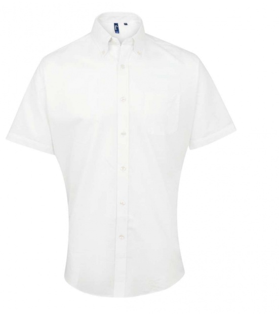 MEN’S SHORT SLEEVE SIGNATURE OXFORD SHIRT