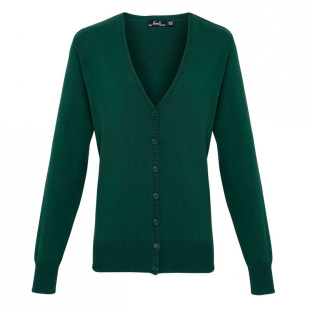 WOMEN'S BUTTON-THROUGH KNITTED CARDIGAN