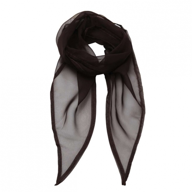 'COLOURS COLLECTION' PLAIN CHIFFON SCARF