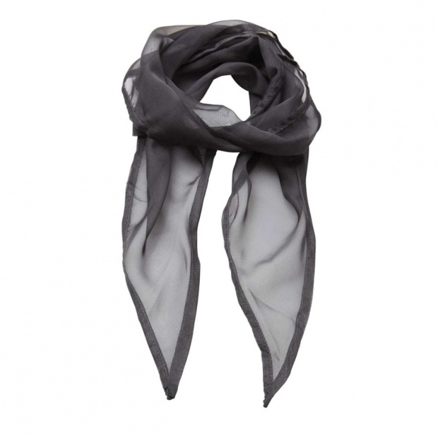 'COLOURS COLLECTION' PLAIN CHIFFON SCARF