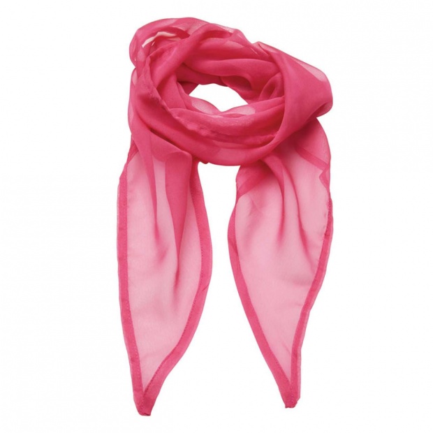 'COLOURS COLLECTION' PLAIN CHIFFON SCARF