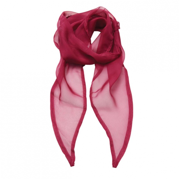 'COLOURS COLLECTION' PLAIN CHIFFON SCARF