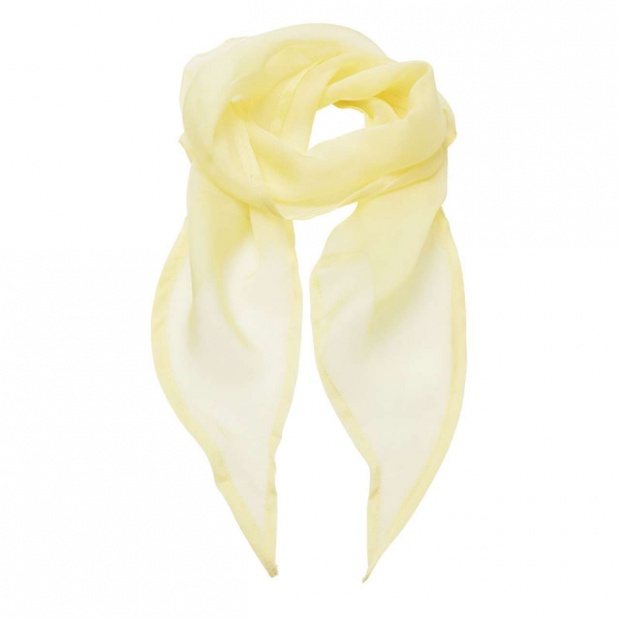 'COLOURS COLLECTION' PLAIN CHIFFON SCARF