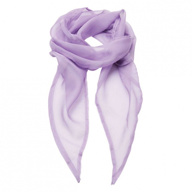 'COLOURS COLLECTION' PLAIN CHIFFON SCARF