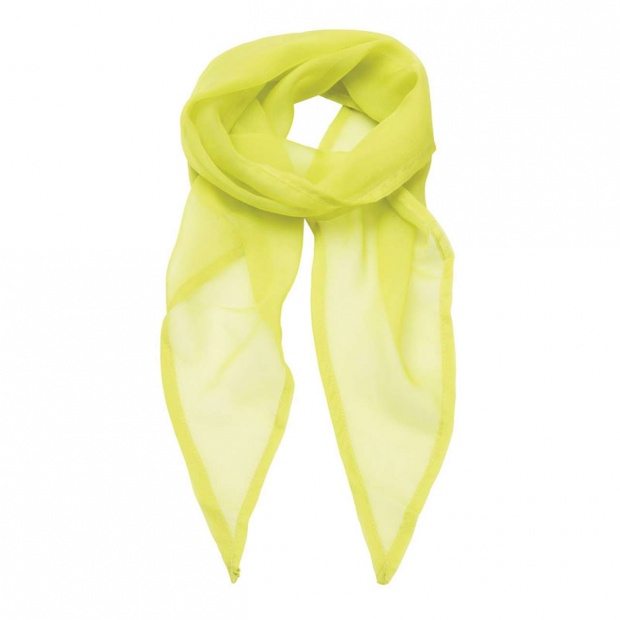 'COLOURS COLLECTION' PLAIN CHIFFON SCARF