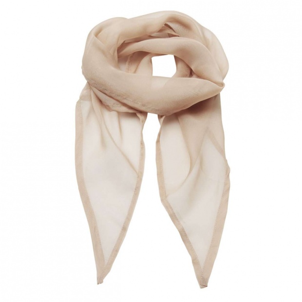 'COLOURS COLLECTION' PLAIN CHIFFON SCARF