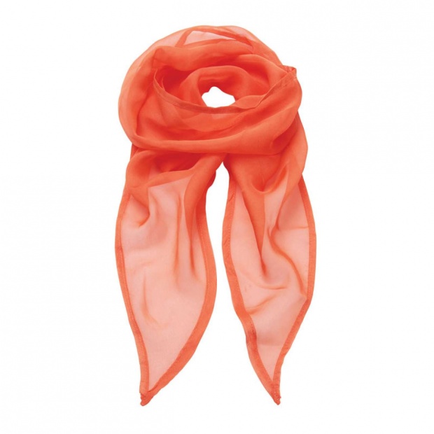 'COLOURS COLLECTION' PLAIN CHIFFON SCARF