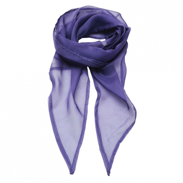 'COLOURS COLLECTION' PLAIN CHIFFON SCARF