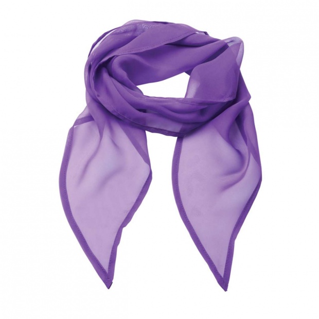 'COLOURS COLLECTION' PLAIN CHIFFON SCARF