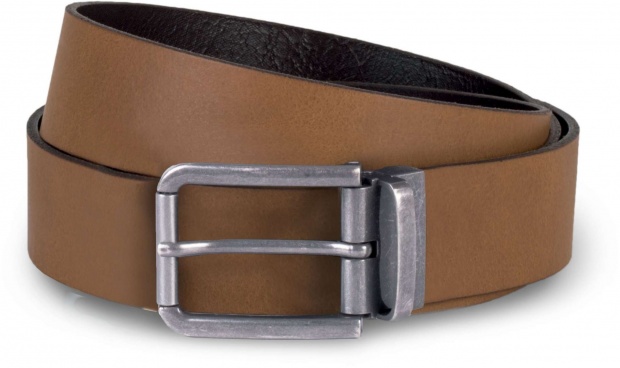 RAW EDGE LEATHER BELT - 35MM