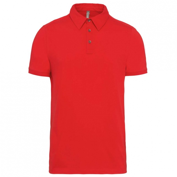 MEN'S SHORT SLEEVED JERSEY POLO SHIRT