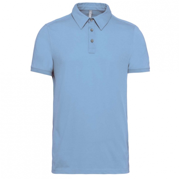 MEN'S SHORT SLEEVED JERSEY POLO SHIRT