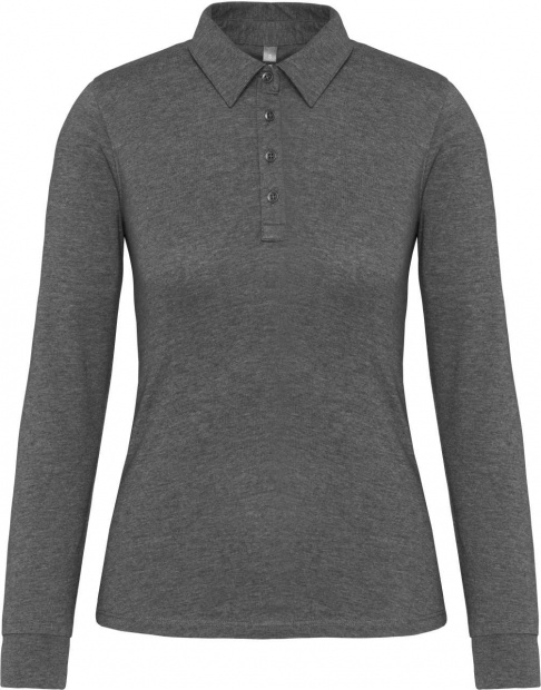 LADIES' LONG SLEEVE JERSEY POLO SHIRT