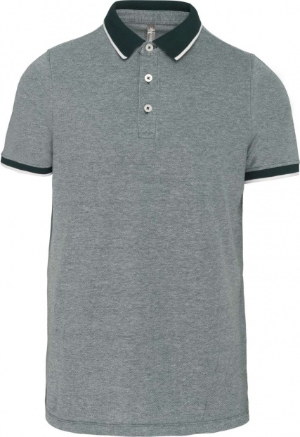 MEN'S TWO-TONE MARL POLO SHIRT