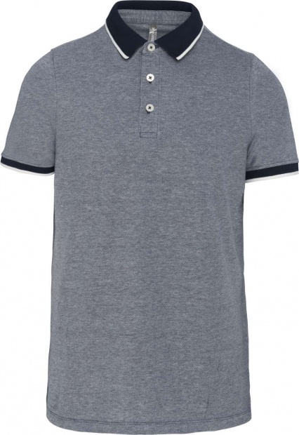 MEN'S TWO-TONE MARL POLO SHIRT