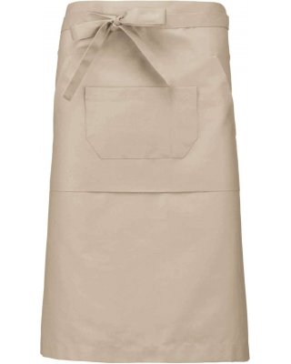 POLYCOTTON LONG APRON