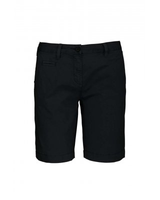 LADIES' WASHED EFFECT BERMUDA SHORTS