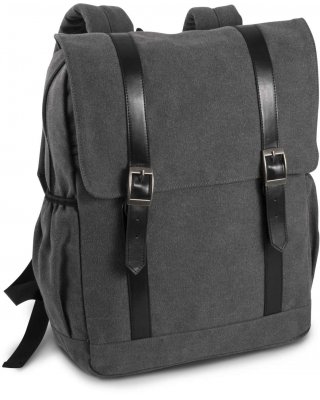 FLAP-TOP CANVAS BACKPACK