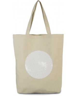 SEQUIN SHOPPER BAG