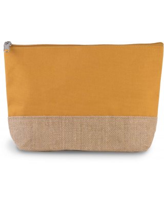 CANVAS & JUTE POUCH