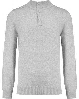 PREMIUM BUTTON NECK JUMPER