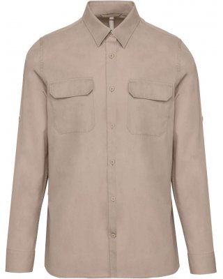 MEN'S LONG-SLEEVED SAFARI SHIRT