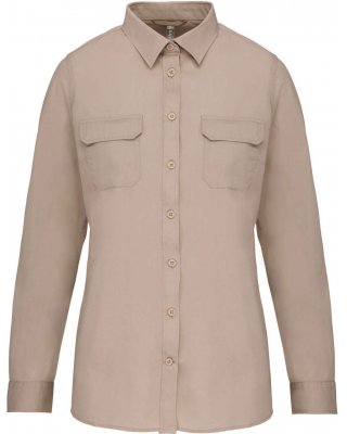 LADIES' LONG SLEEVED SAFARI SHIRT