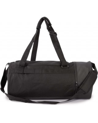 TUBULAR SPORTS BAG WITH SEPARATE SHOE COMPARTMENT