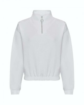 WOMEN'S CROPPED 1/4 ZIP SWEAT