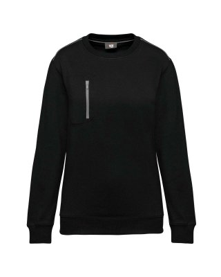 UNISEX DAYTODAY CONTRASTING POCKET SWEATSHIRT