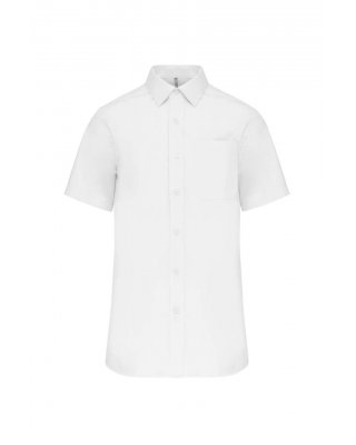 MEN'S SHORT-SLEEVED COTTON POPLIN SHIRT