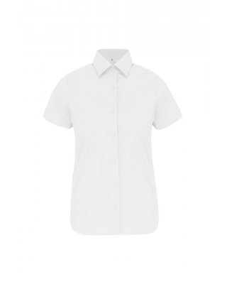 LADIES' SHORT-SLEEVED COTTON/ELASTANE SHIRT