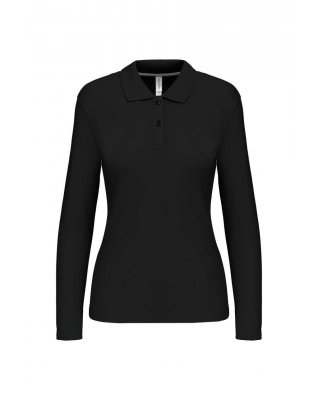 LADIES' LONG-SLEEVED POLO SHIRT