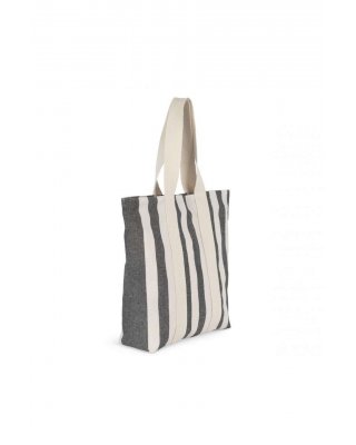 RECYCLED SHOPPING BAG - STRIPED PATTERN