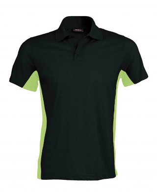 FLAG - SHORT-SLEEVED TWO-TONE POLO SHIRT