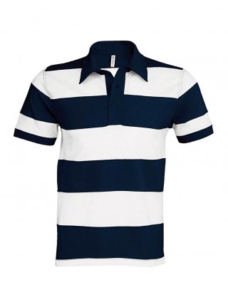 RAY - SHORT-SLEEVED STRIPED POLO SHIRT