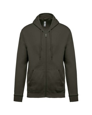 FULL ZIP HOODED SWEATSHIRT