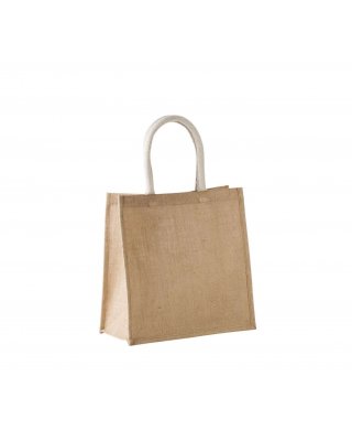 JUTE CANVAS TOTE - LARGE