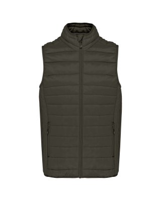 MEN’S LIGHTWEIGHT SLEEVELESS FAKE DOWN JACKET