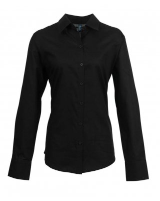 WOMEN'S LONG SLEEVE SIGNATURE OXFORD BLOUSE