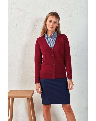 WOMEN'S BUTTON-THROUGH KNITTED CARDIGAN