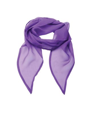 'COLOURS COLLECTION' PLAIN CHIFFON SCARF