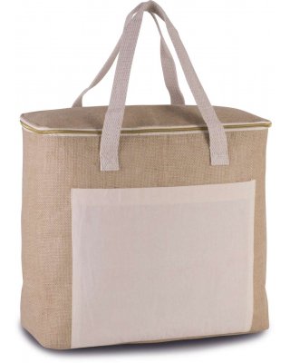 JUTE COOL BAG - LARGE SIZE