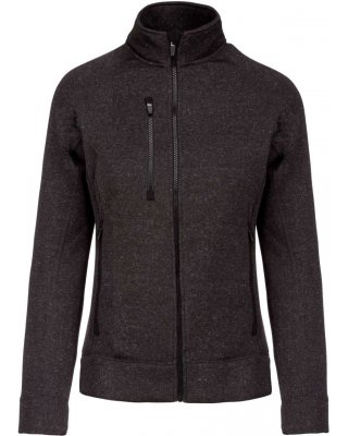 LADIES' FULL ZIP HEATHER JACKET