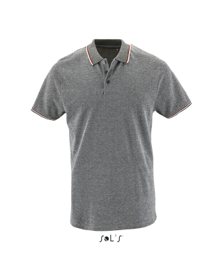 SOL'S PANAME MEN - HEATHER POLO SHIRT